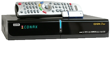 Conaxsat CNX Duo PVR FTA Satellite Receiver w/ IX-200 powered kit